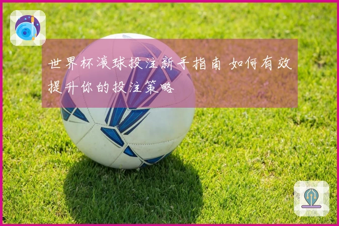 世界杯滚球投注新手指南 如何有效提升你的投注策略